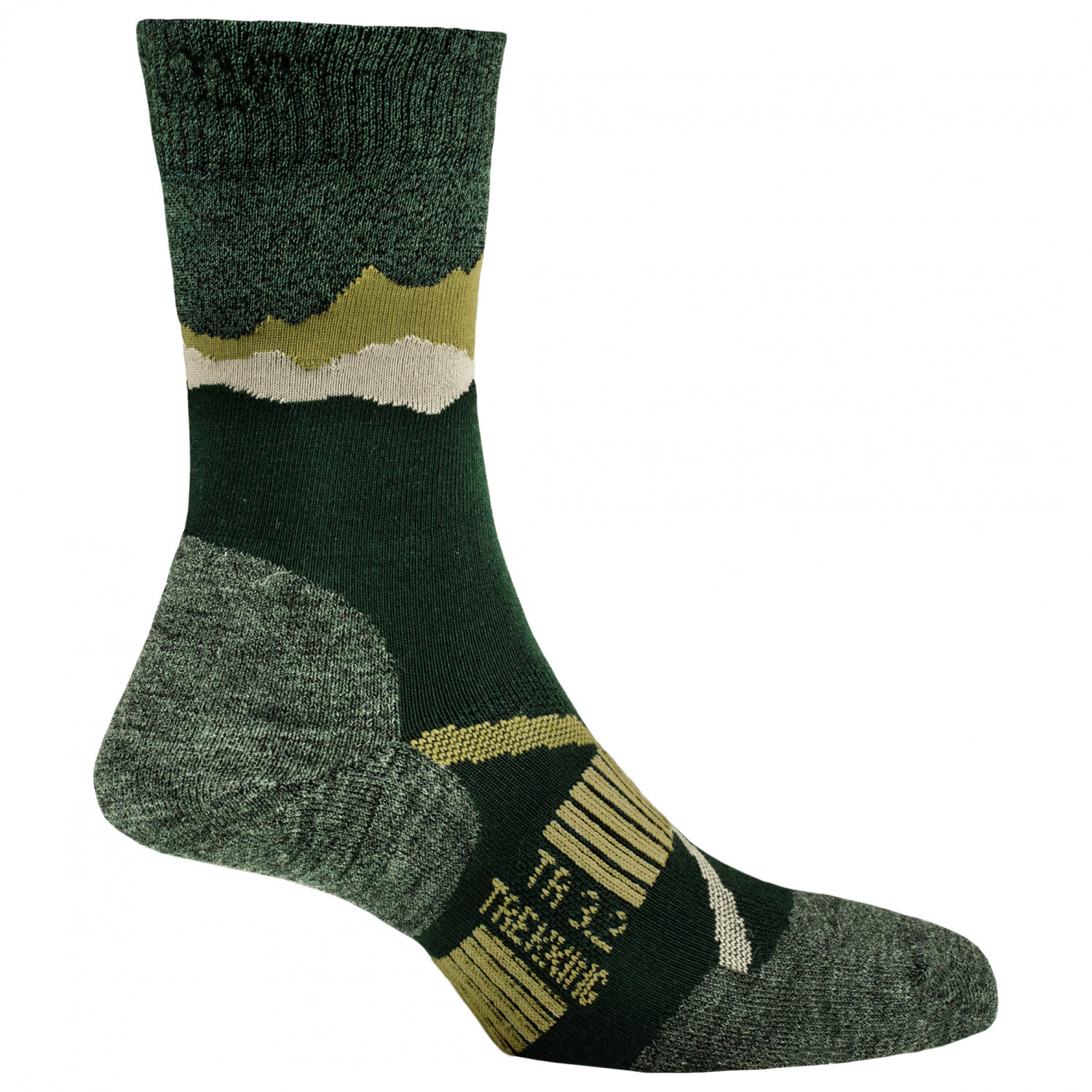 

Походные носки P.A.C. TR 3.2 Trekking Merino Light, цвет Anthracite/Olive