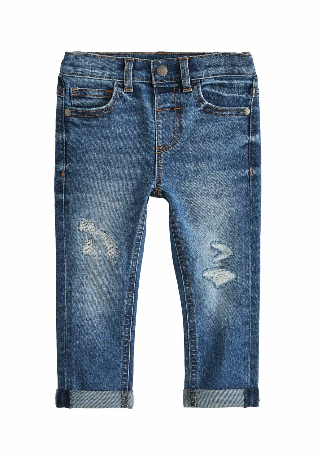 

Джинсы Straight Leg DISTRESSED Next, цвет mid blue denim