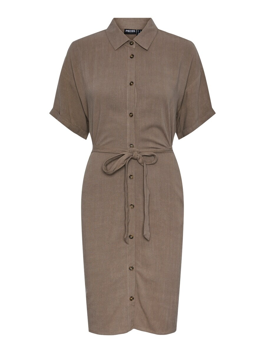 

Платье рубашка PIECES Shirt Dress VINSTY, коричневый