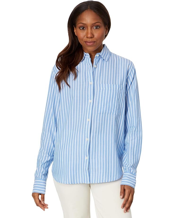 

Рубашка PACT The Sunset Classic, цвет Blue Bondi Stripe