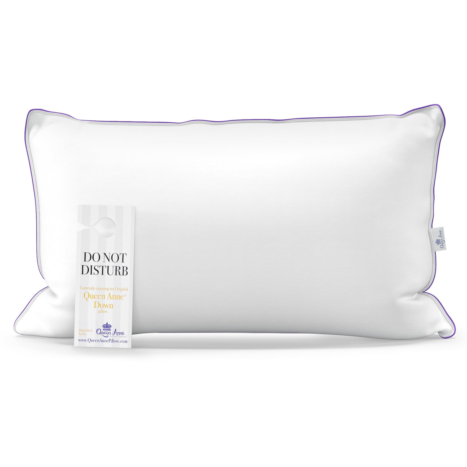 

Подушка пуховая Queen Anne Pillow Company, белый