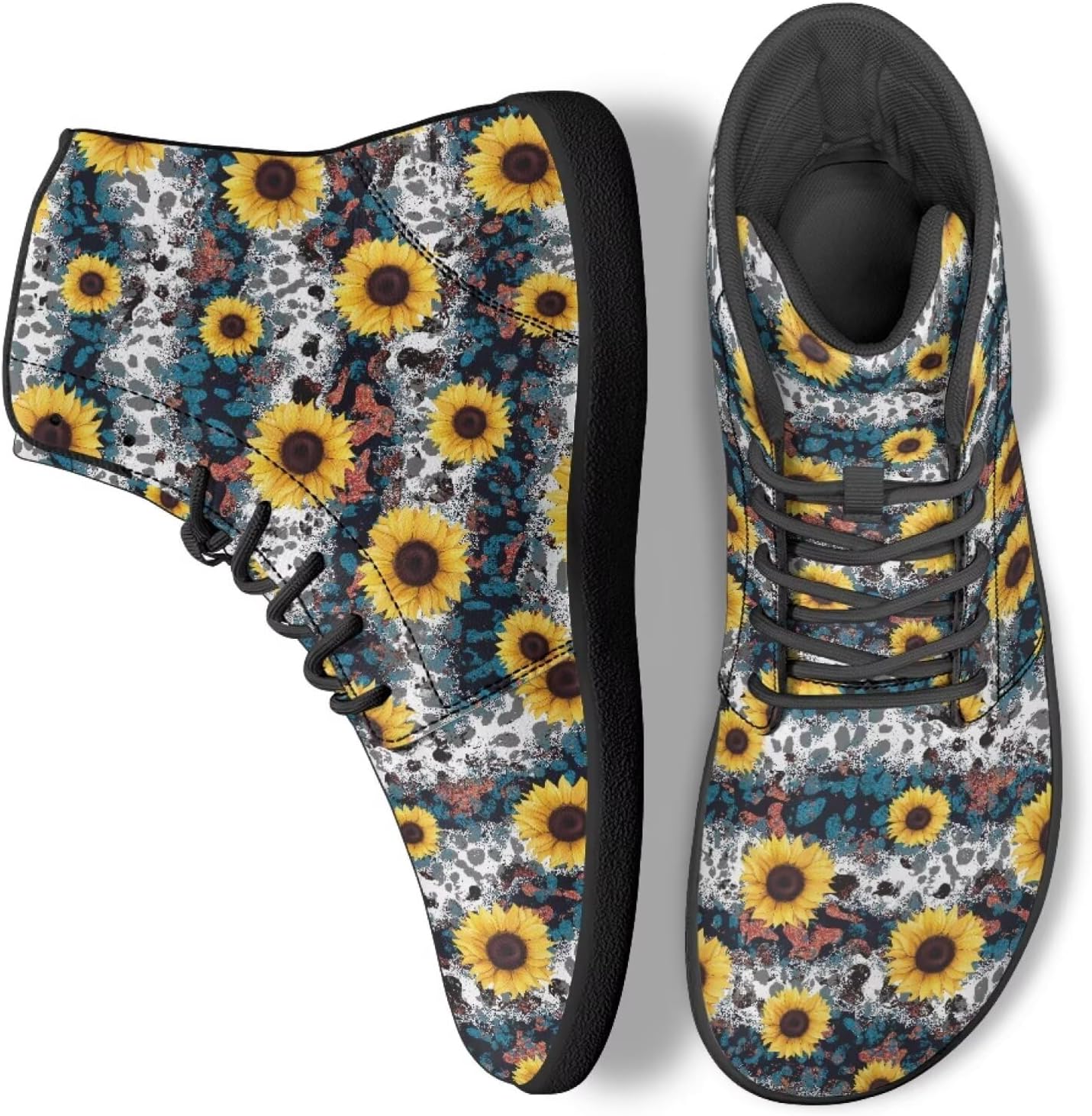 

Женские кроссовки для бега, высокие кеды для прогулок, повседневная спортивная обувь для тренировок и фитнеса Ecaestolph, голубой