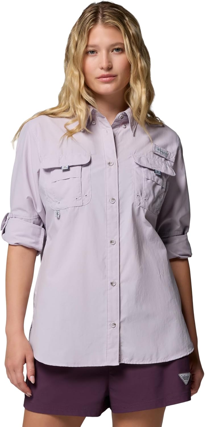 

Женская рубашка Columbia Bahama II с длинным рукавом, Lavender Pearl