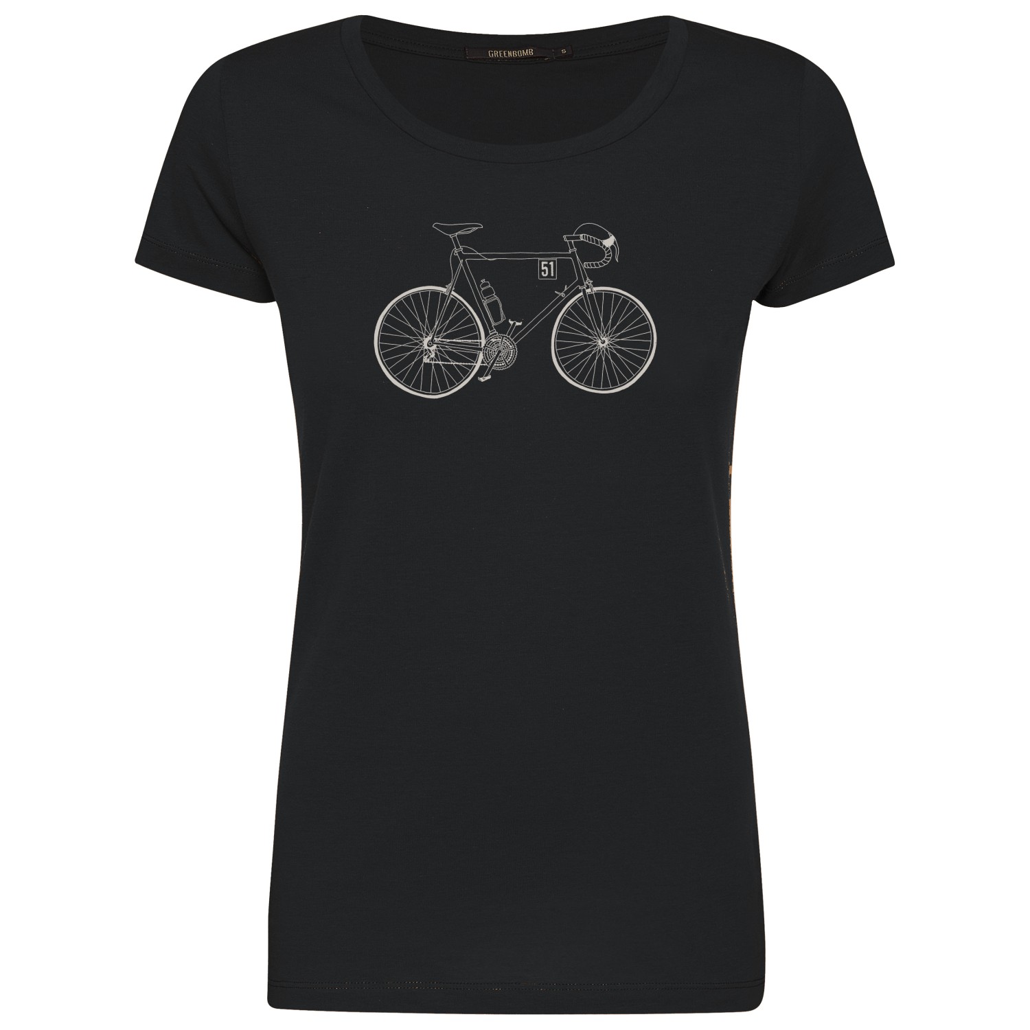 

Футболка Greenbomb Bike Classic Loves T-Shirt Cotton, черный