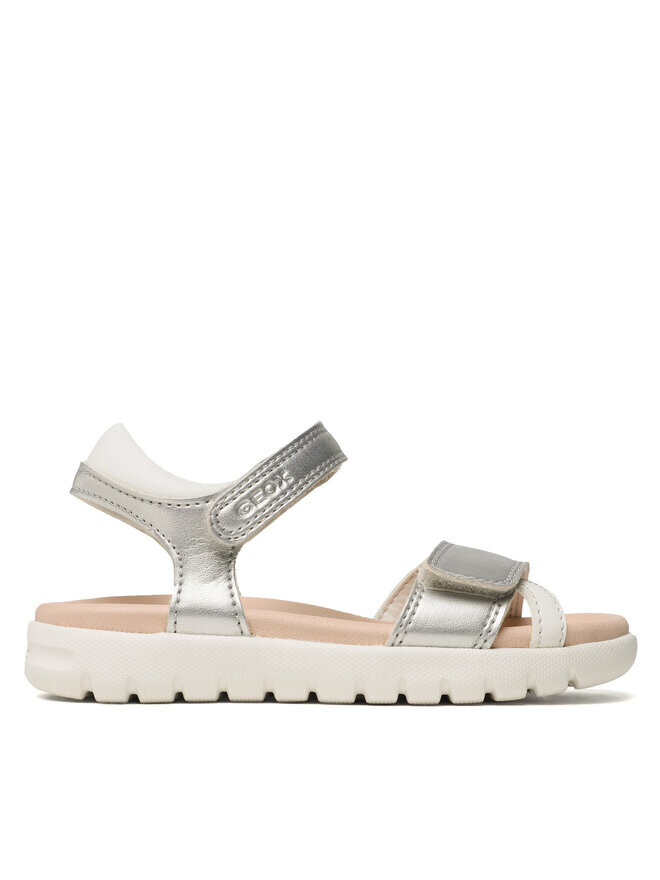 

Сандалии J Sandal Soleima Gir J35GSA0NFBCC0434 Geox, серебро