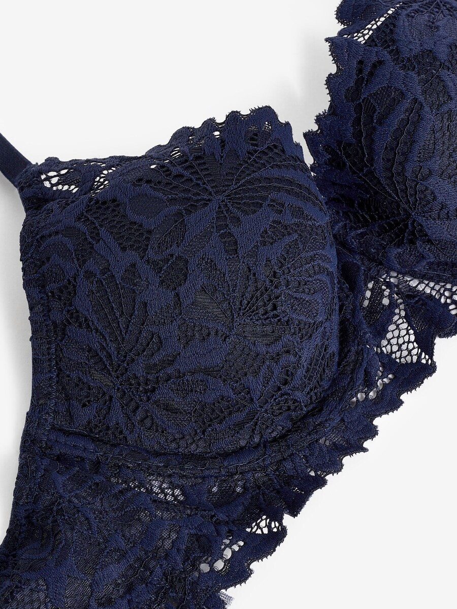 Бюстгальтер на косточках Next Push-up Bra, темно-синий — фото 3
