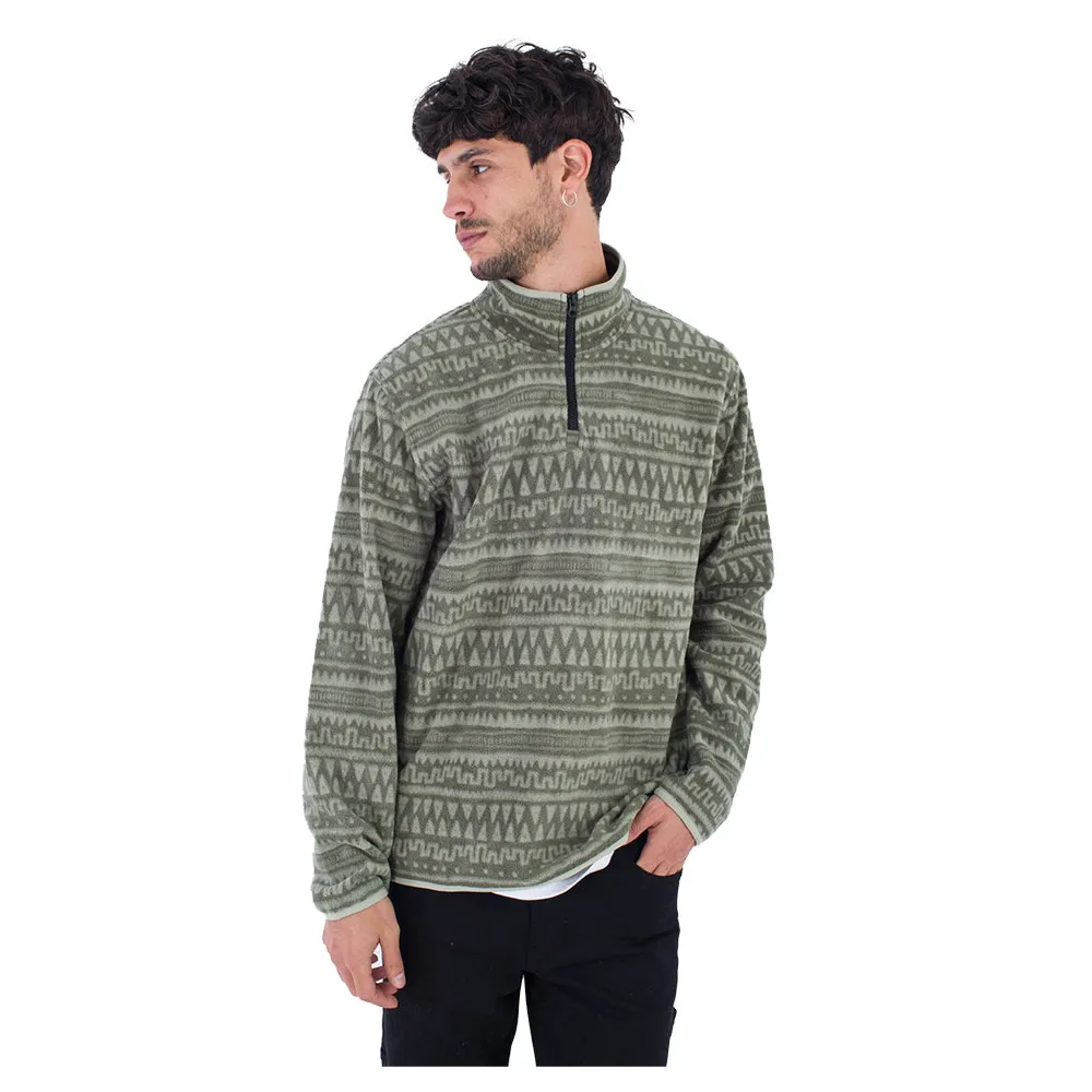

Толстовка Hurley Mesa Windchill half zip, зеленый