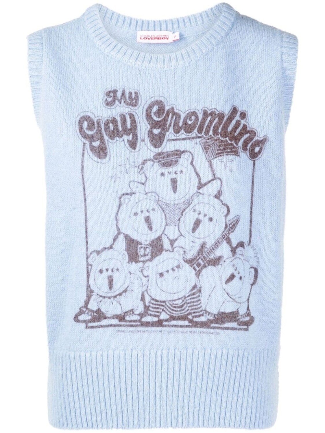 

Charles Jeffrey Loverboy трикотажный жилет Cute Gromlin, синий