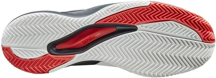 Кроссовки Wilson Herren Wilsontennis Shoes, White Black Poppy Red — фото 4