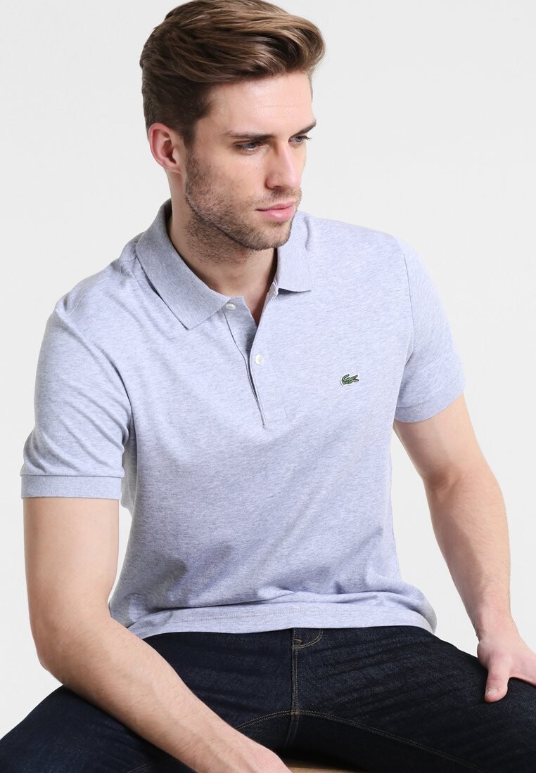 Поло Lacoste UNISEX пестрый серый, 100% хлопок — фото 3
