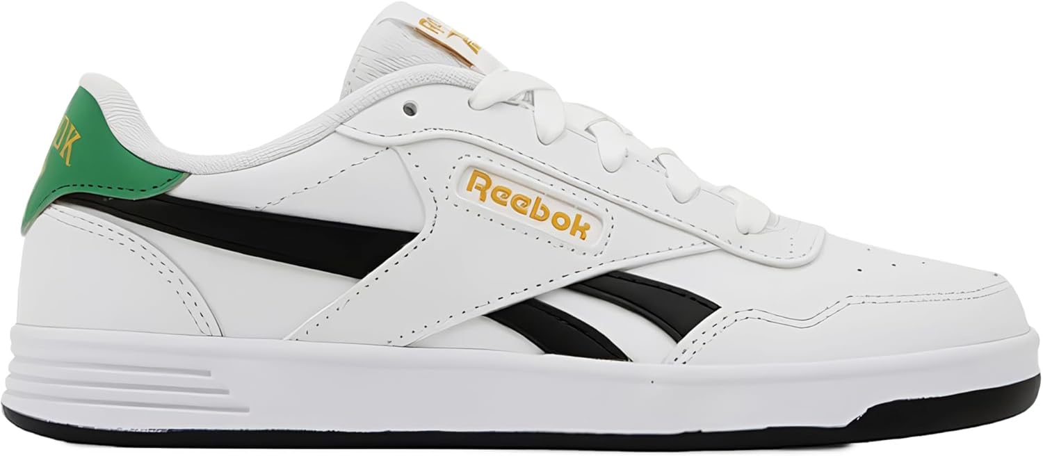 

Кроссовки Reebok Unisex-Adult Court Advance, белый/черный/зеленый