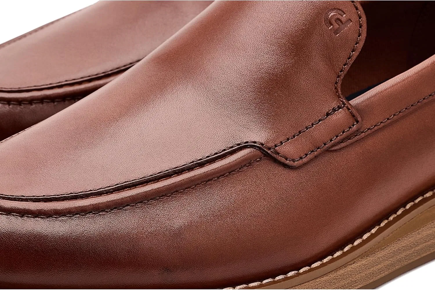 Лоферы из натуральной кожи Cole Haan, Ch British Tan/Italian Dk Natural — фото 2