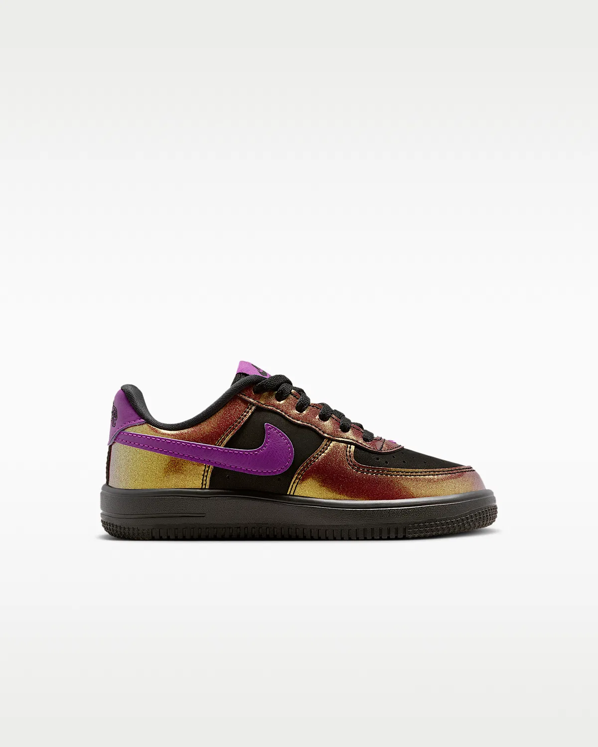 Детские кроссовки Nike Force 1 Low LV8 4, Black/Bold Berry — фото 3