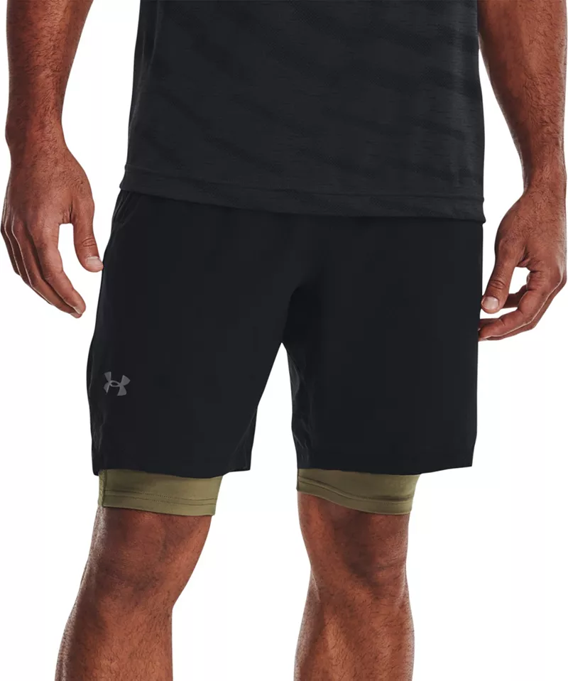 

Мужские тканые шорты Under Armour Vanish шириной 8 дюймов, цвет Black/Pitch Gray