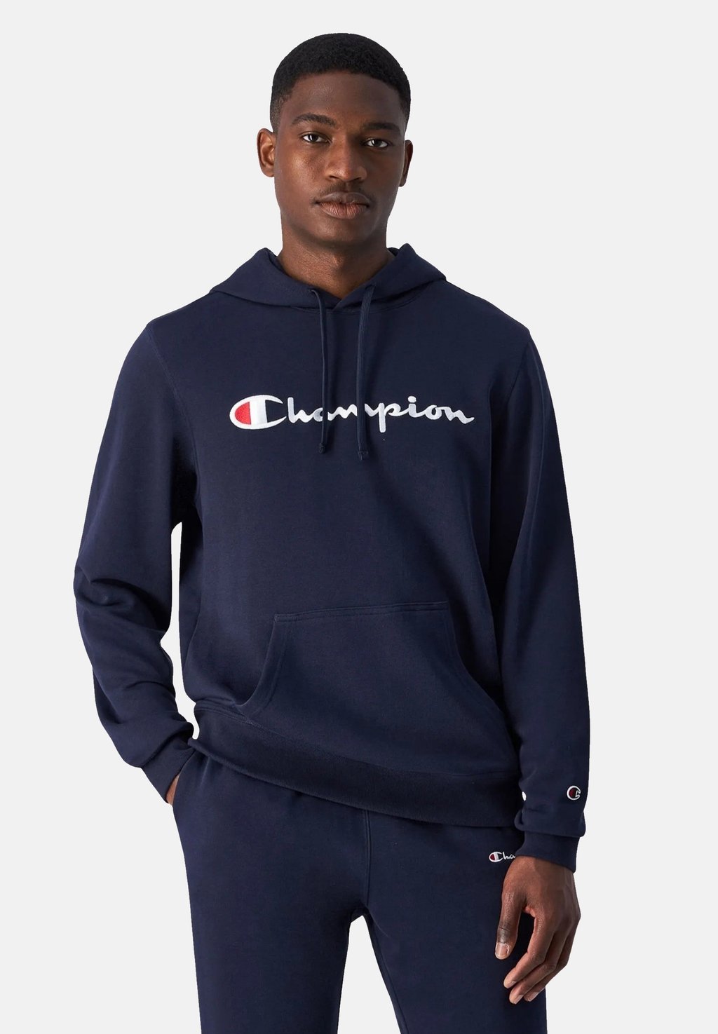 

Толстовка с капюшоном ICONS WITH LARGE LOGO - Sweatshirt Champion, темно-синий