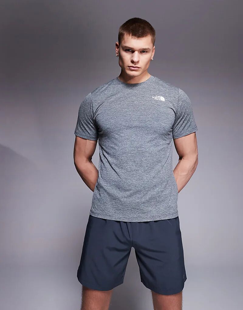 

Футболка с логотипом Training 24/7 серого цвета The North Face