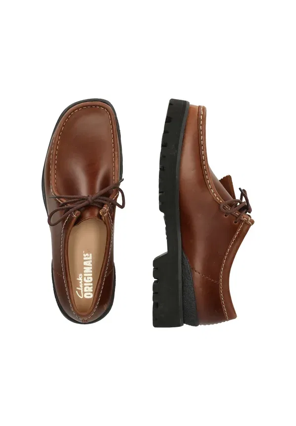 Ботинки повседневные Clarks Originals Walla yukoner, коричневая кожа — фото 3