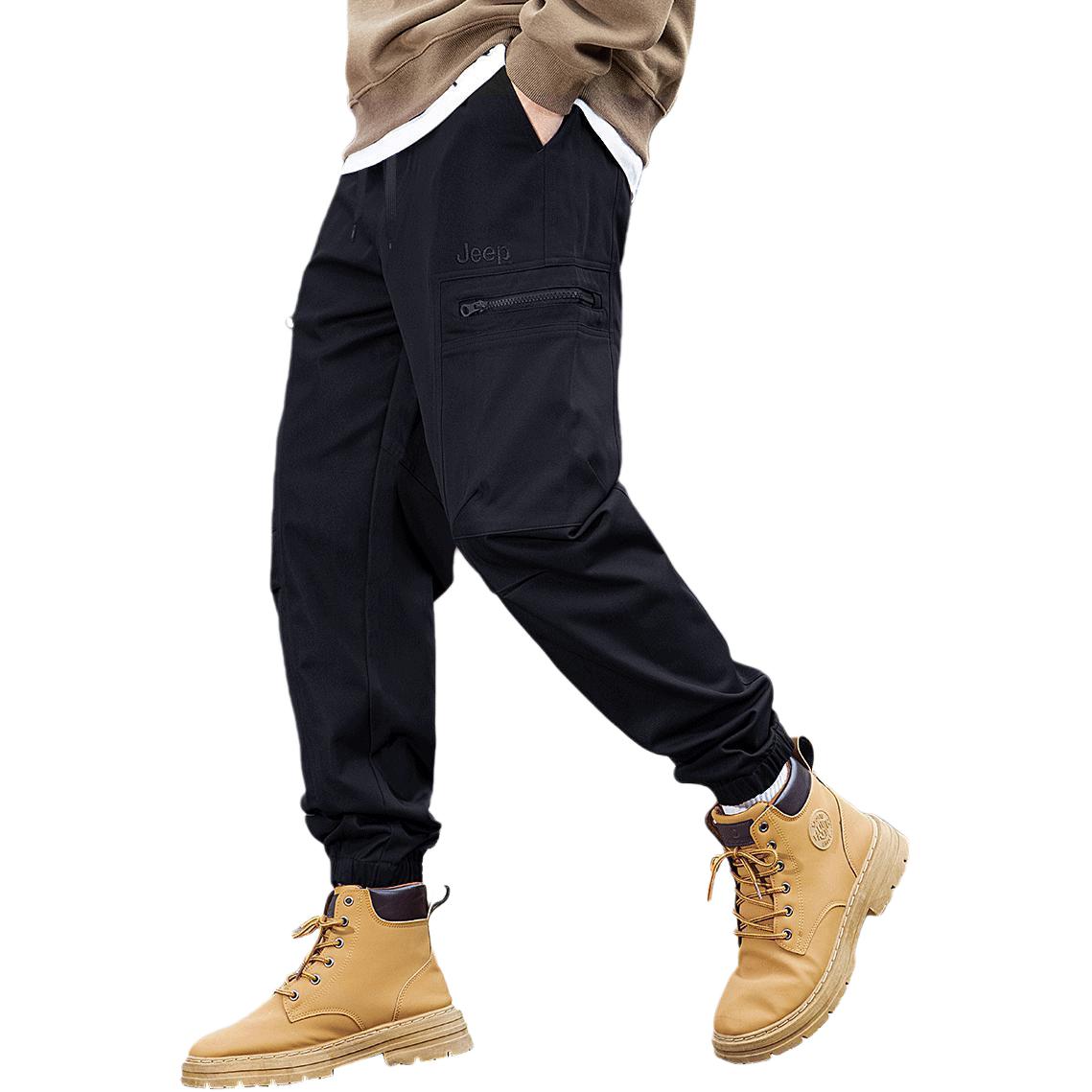 

Классические повседневные брюки Unisex Jeep, черный