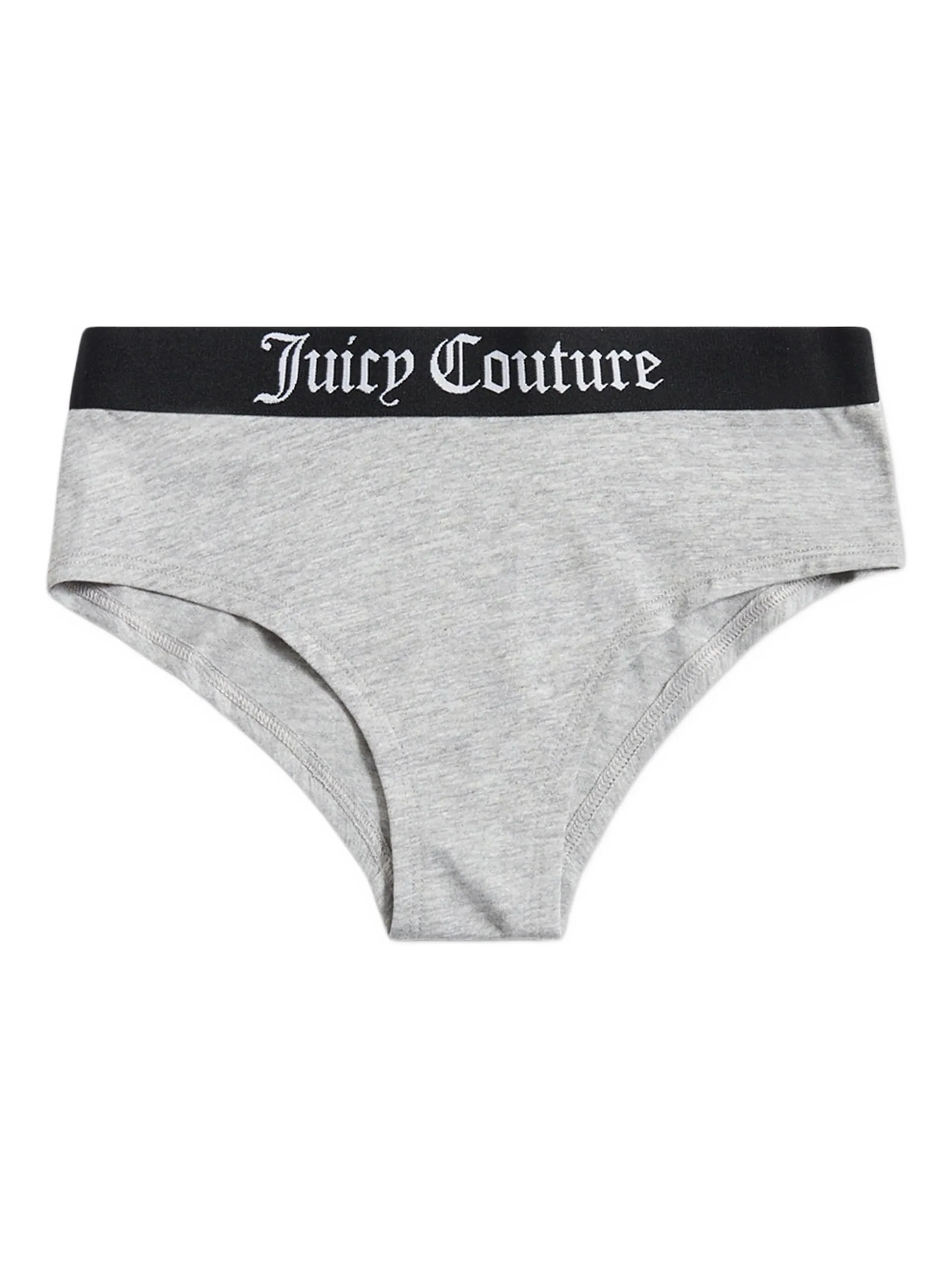 Комплект из трех трусов-брифов с логотипом Juicy Couture Kids, черный — фото 4