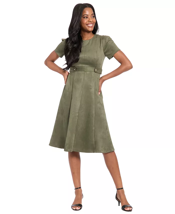 

Миди-платье с круглым вырезом London Times, зеленый