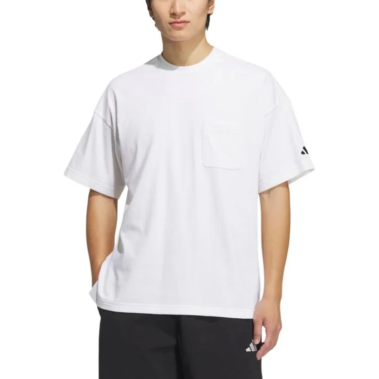 Adidas Футболка SS25 мужская белая — фото 3