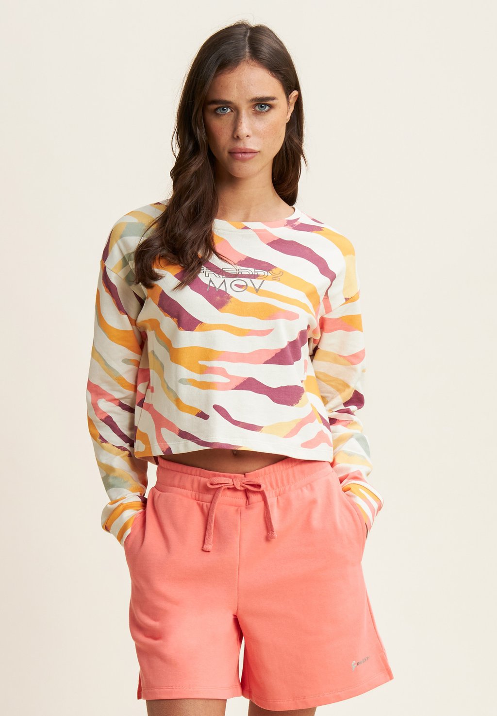 

Толстовка CROPPED FANTASIA ZEBRATA COLORATA Freddy, мультиколор