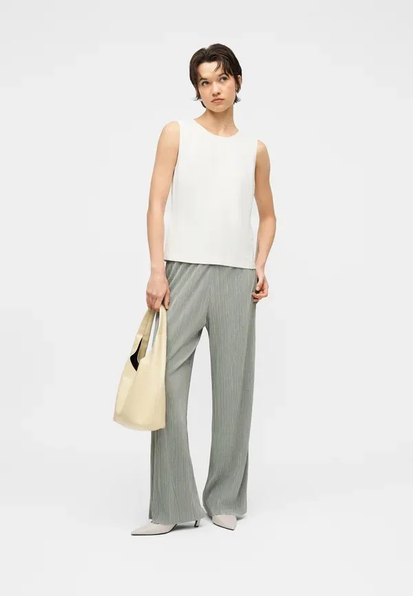 Блуза фактурная Calvin Klein, тофу — фото 2