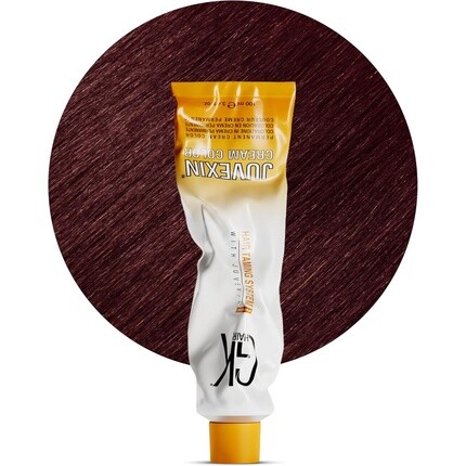 

GK HAIR Global Keratin Профессиональная крем-краска для волос в тюбике 3,4 жидких унции 100 мл Питательные очищающие краски для укладки Высокоэффективный стойкий полуперманентный натуральный тонер Красный 6,6 Темно-русый