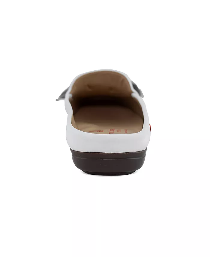 Женские мюли Diane St Slip On Comfort Bow Marc Joseph New York, белый — фото 4