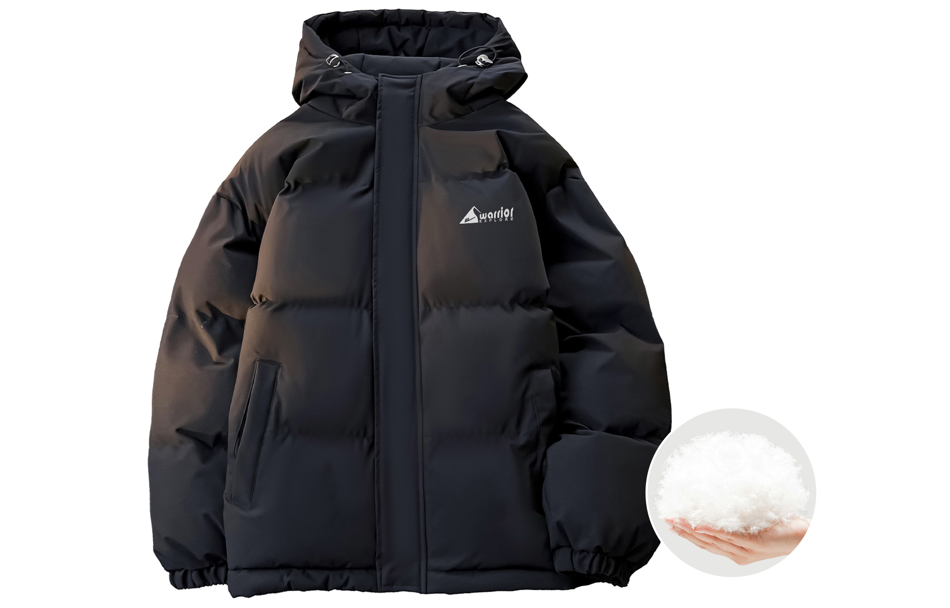 

WARRIOR Пуховик Unisex, Black