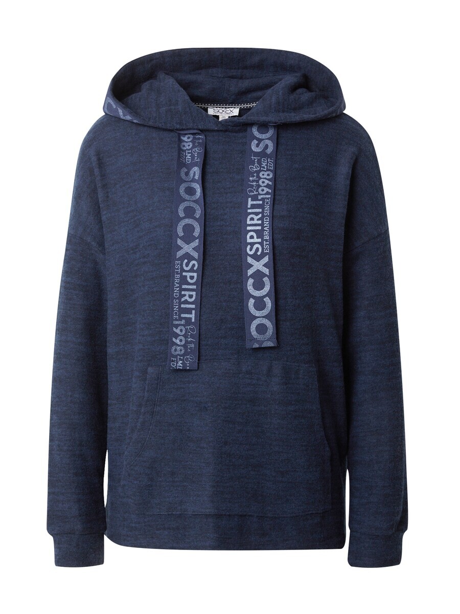 

Толстовка с капюшоном Soccx Sweater Rock The Boat, цвет navy/sky blue