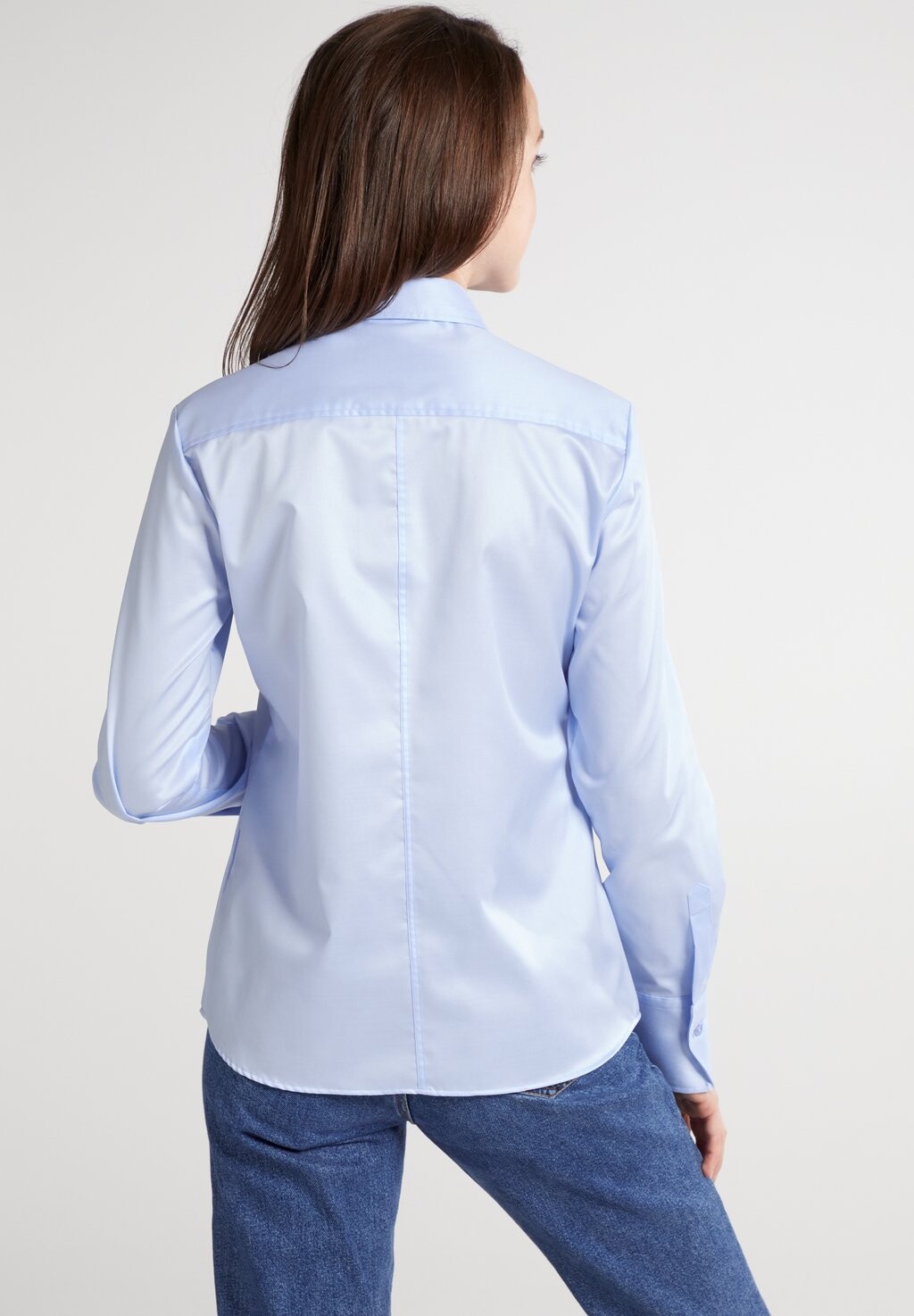 

Рубашка-блузка COVER SHIRT, REGULAR FIT Eterna, светло-голубой