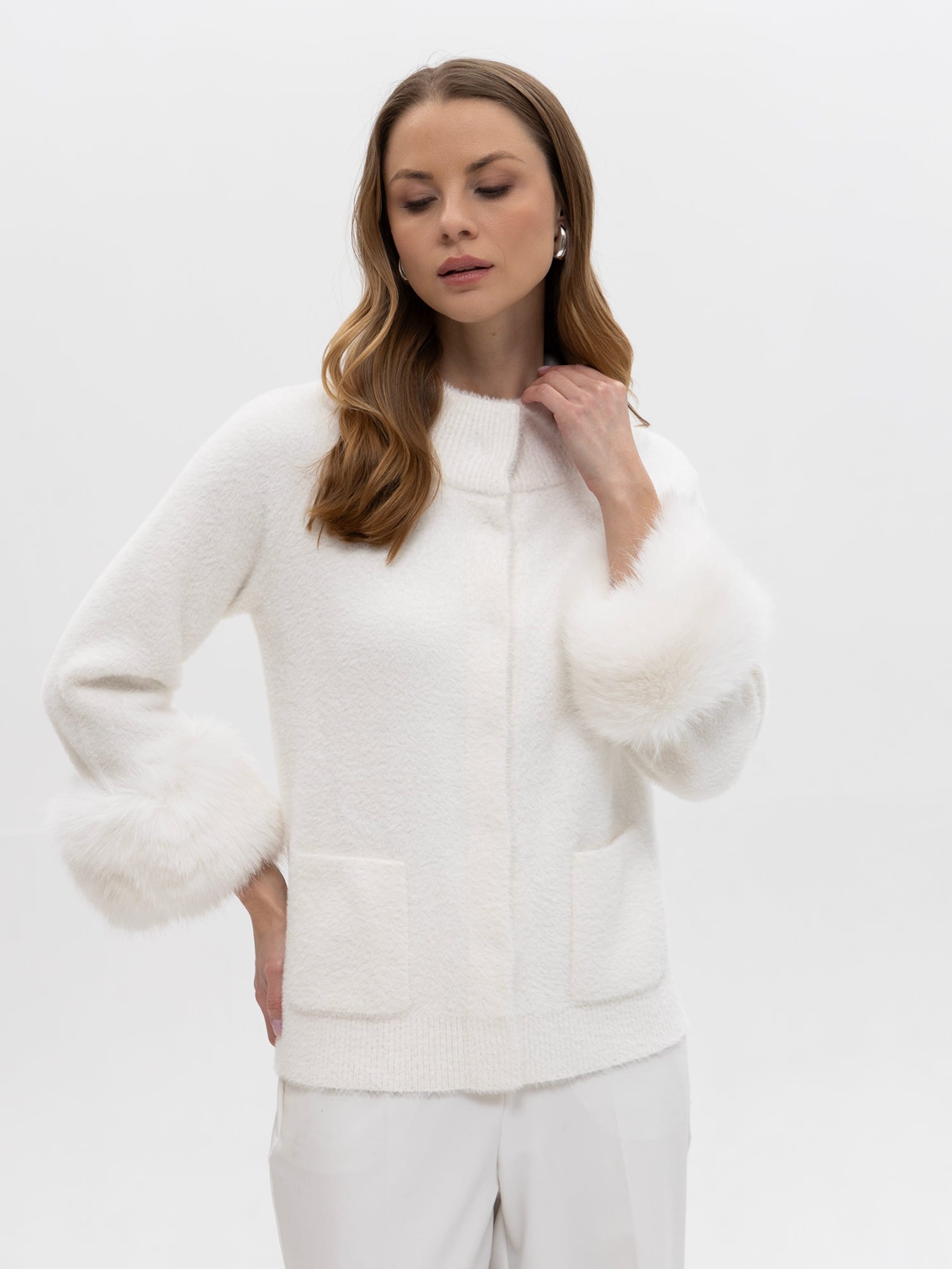 

Passioni Куртка для межсезонья в крапчатом белом цвете