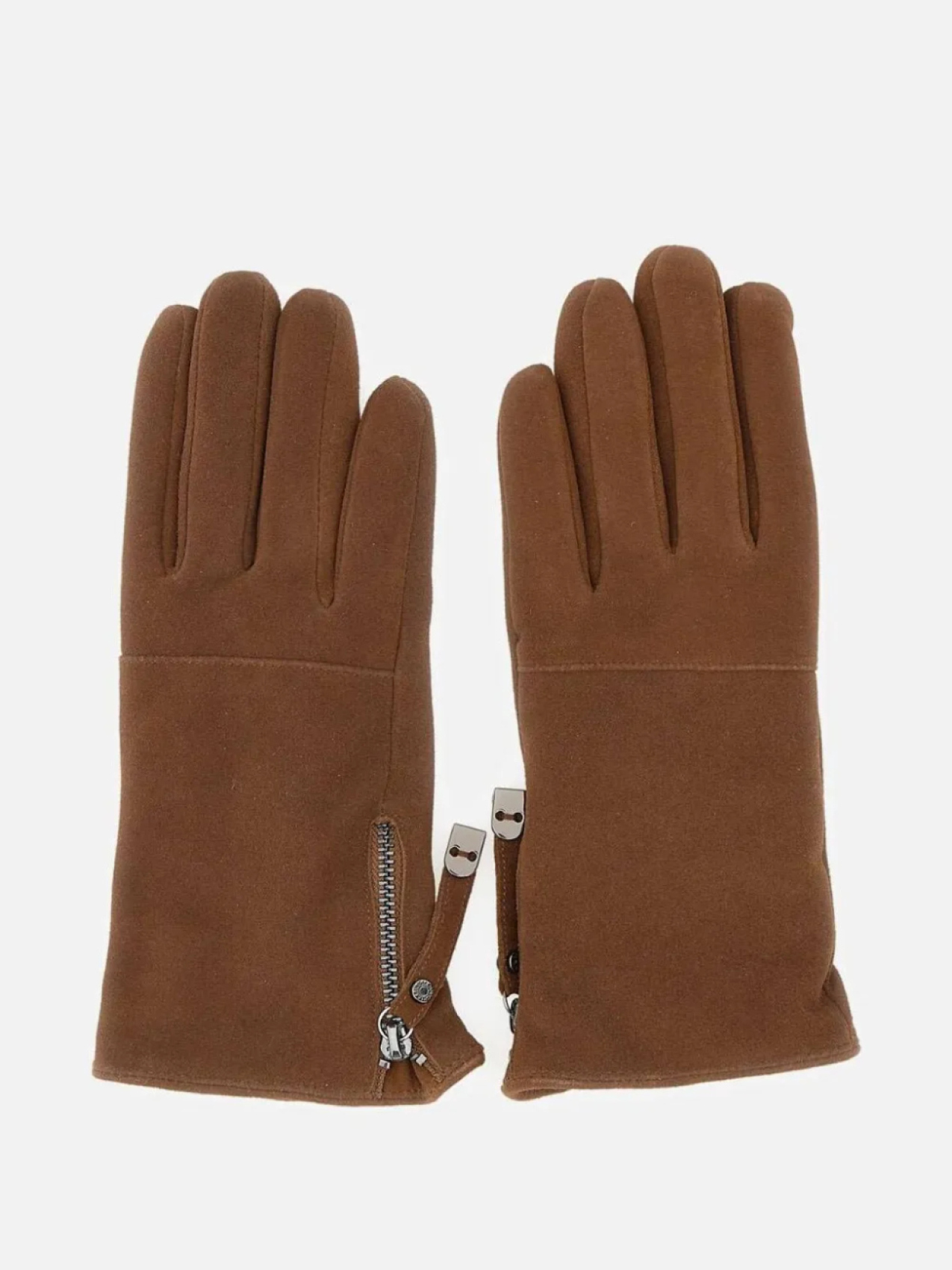

GIANNI CHIARINI перчатки на молнии, коричневый