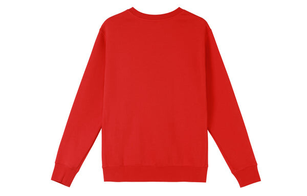 Толстовка Nike Sportswear Casual Sports Round Neck Pullover Red Orange, оранжевый — фото 2