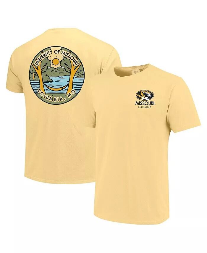 

Мужская и женская футболка Gold Missouri Tigers Scenic Comfort Colors Image One, золотой
