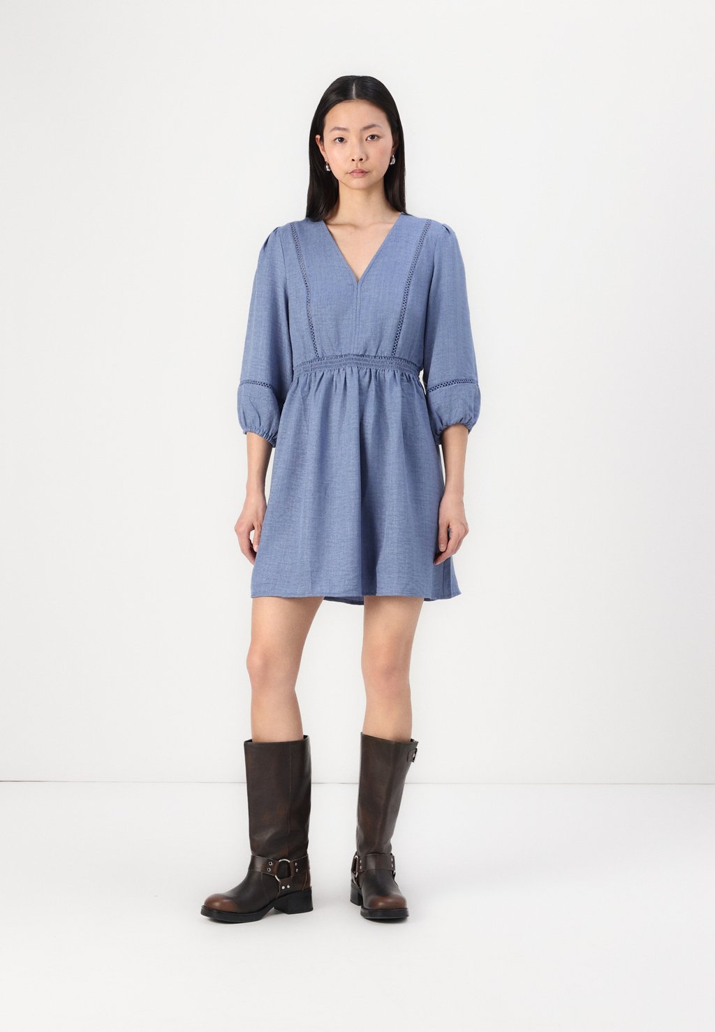 

Повседневное платье VISHIKA V NECK SHORT DRESS VILA, синий