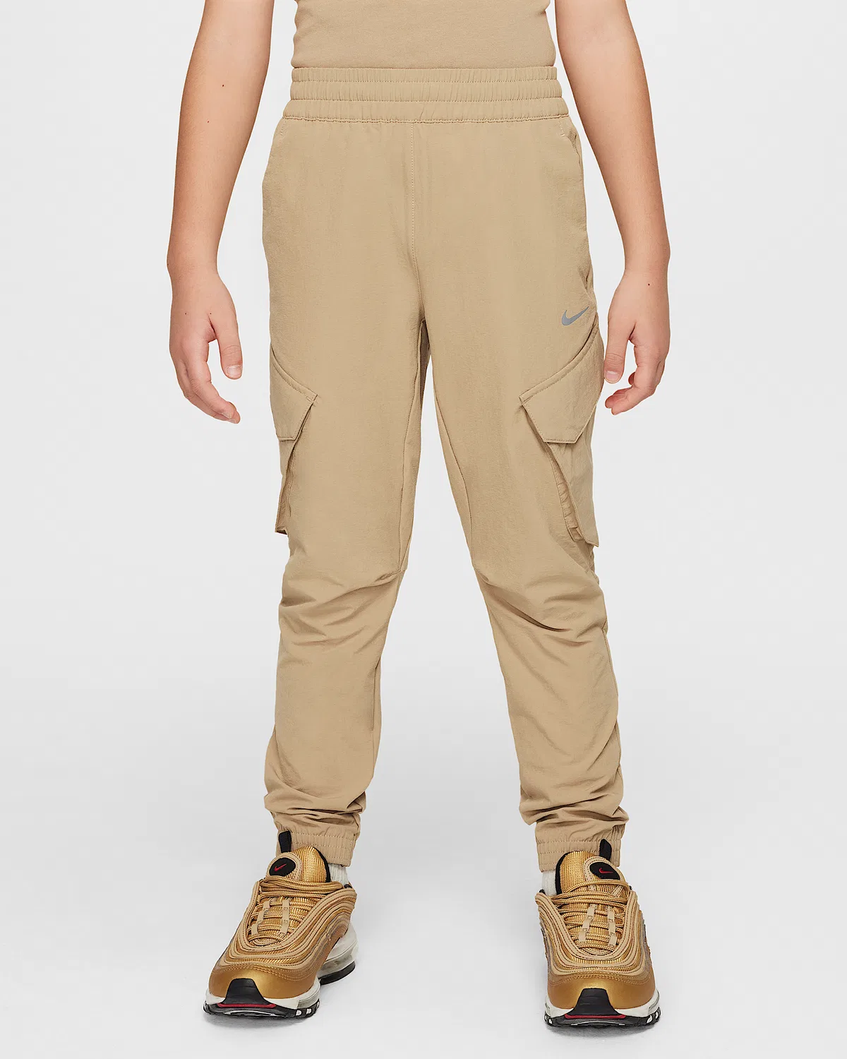 Детские карго-штаны Nike Sportswear City Utility, Parachute Beige/Black