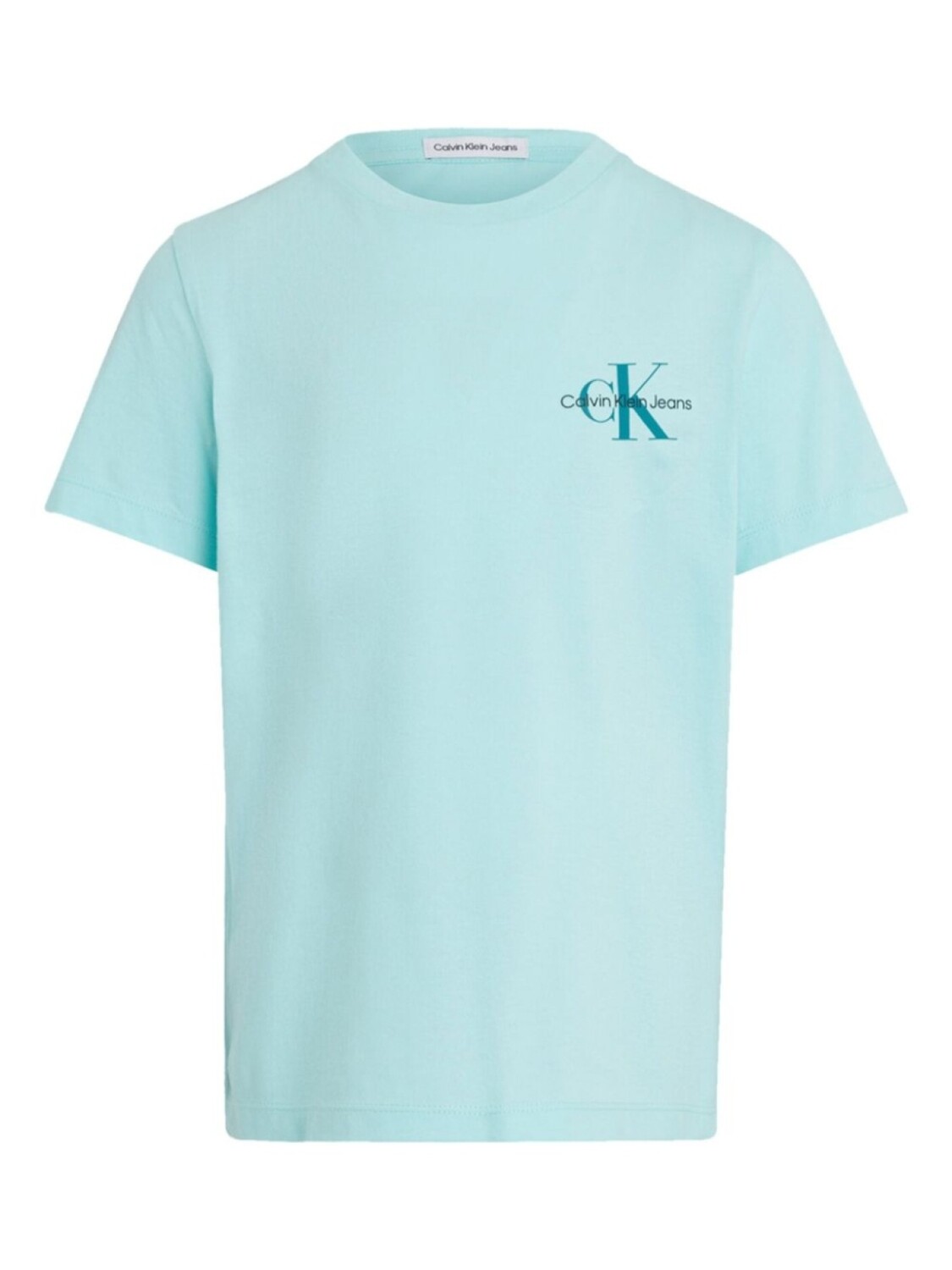 

Футболка с монограммой Calvin Klein Kids, синий