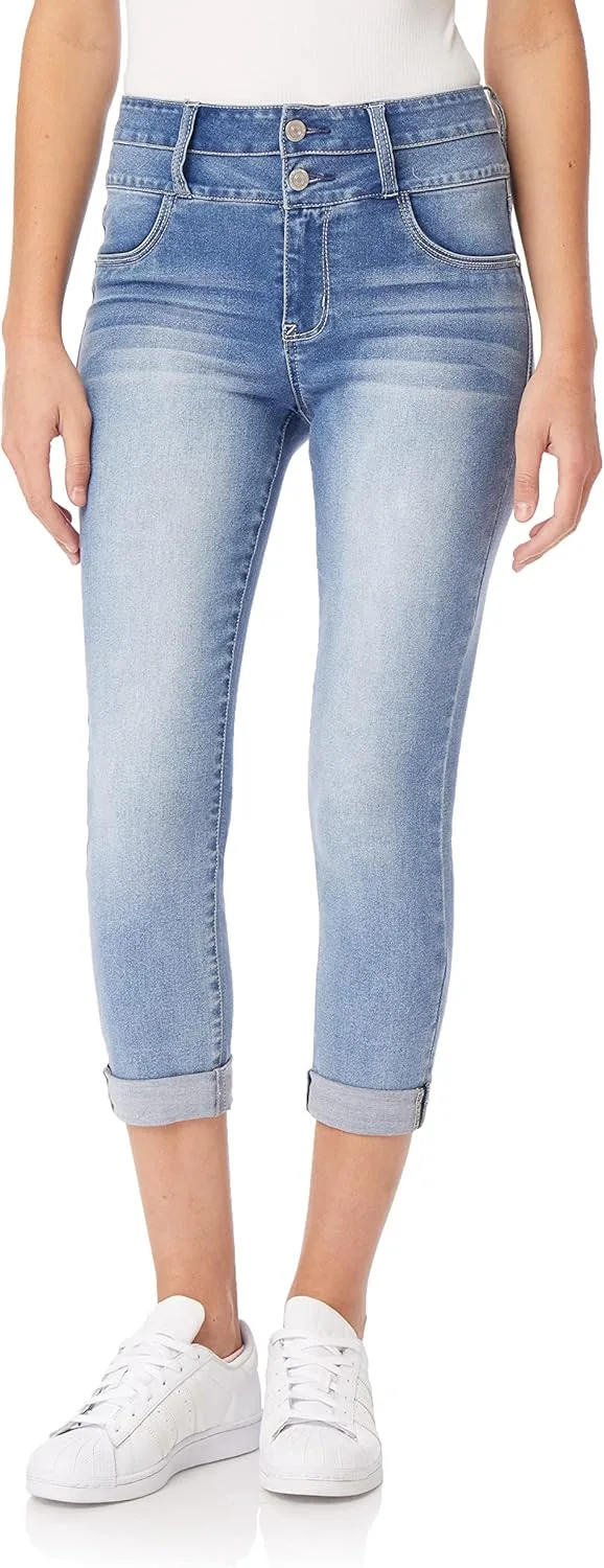 

Женские джинсы WallFlower Juniors InstaSoft High-Rise Sassy Fit Skinny Stretch Crop