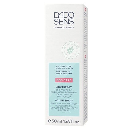 Sos Care Akutspray 50мл успокаивающий уход за раздраженной кожей, Dado Sens — фото 2