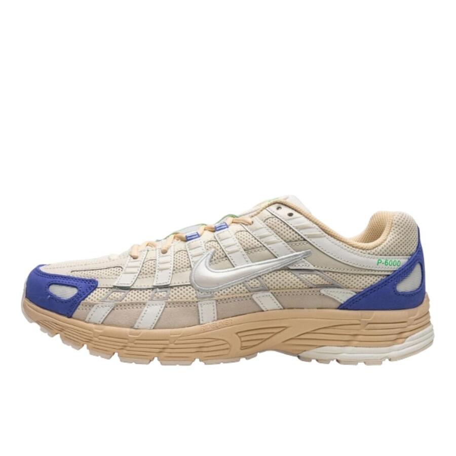 NIKE Кроссовки P-6000 Athletic Department, цвет: кокосовое молоко, средне-синий