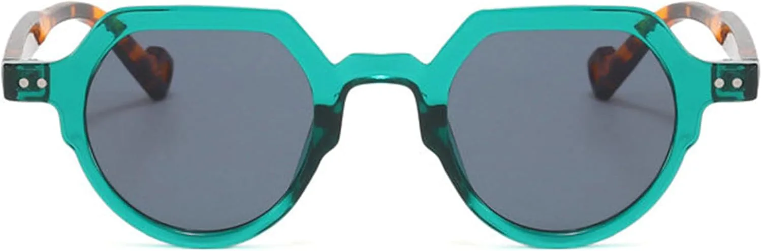 

Женские солнцезащитные очки Helena Fashion Small Oval UV400 в винтажном панк-стиле с заклепками, мужские солнцезащитные очки с леопардовым принтом S67, C7