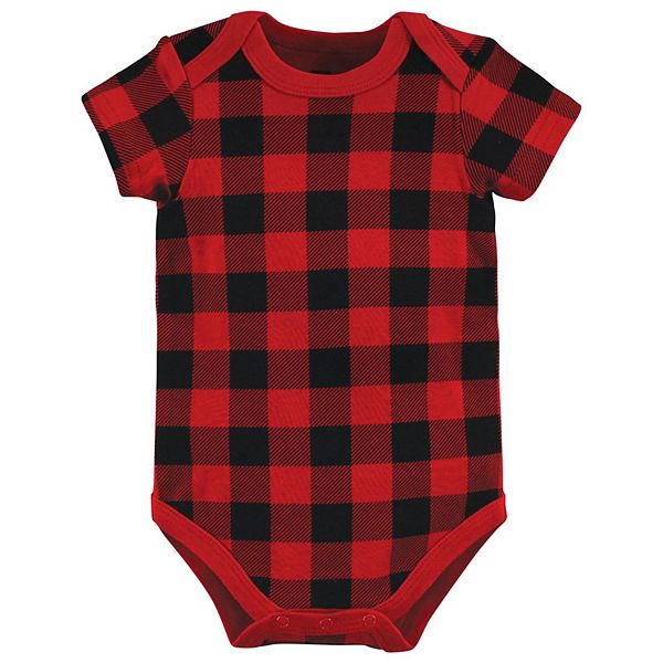 Боди для мальчика, cotton, buffalo plaid family, 0-3 months Hudson Baby — фото 4