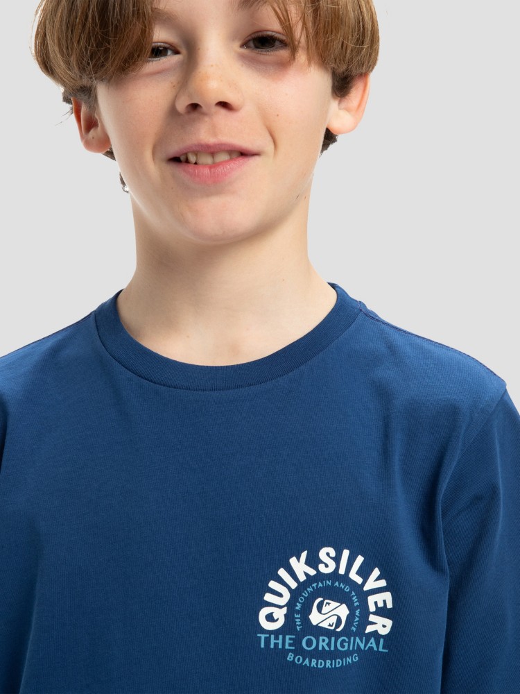 Футболка Quiksilver Ev Summer Road Kids T-Shirt, estate blue — фото 3
