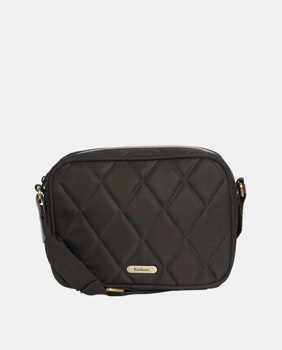 

Стеганая сумка через плечо Barbour, зеленый