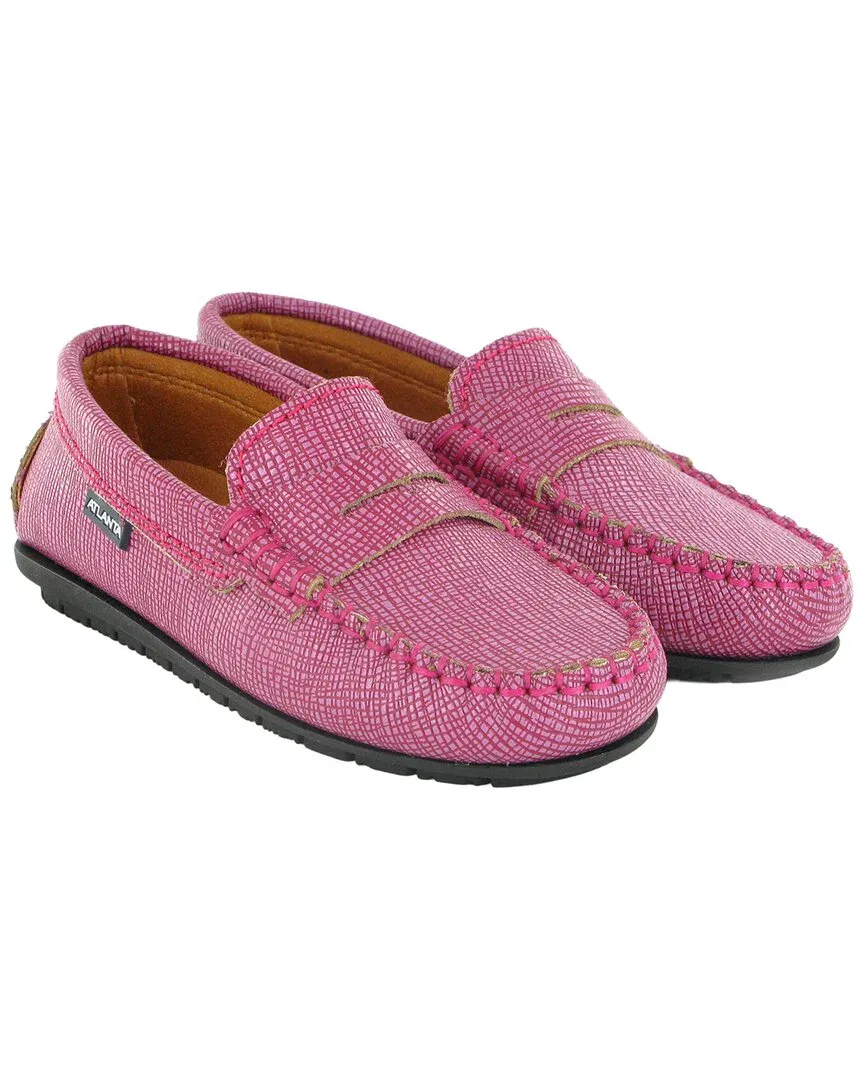 Кожаные лоферы Atlanta Mocassin, розовый