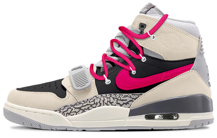

Кроссовки Jordan Legacy 312 Vintage Basketball Shoes Men High-top Pink, цвет Magenta, Розовый, Кроссовки Jordan Legacy 312 Vintage Basketball Shoes Men High-top Pink, цвет Magenta