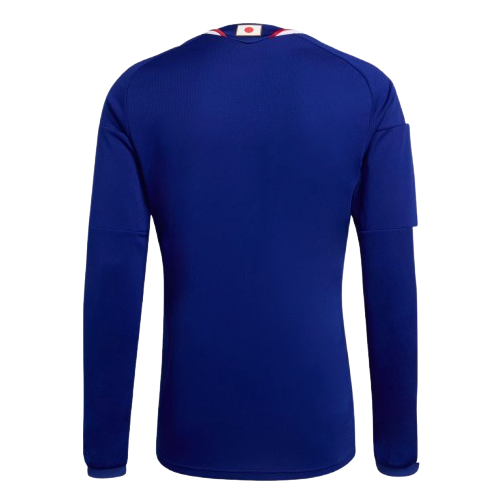 Домашняя футболка с длинными рукавами Adidas Japan JFA 2026 World Cup 'Japan Blue Ash Blue' — фото 2