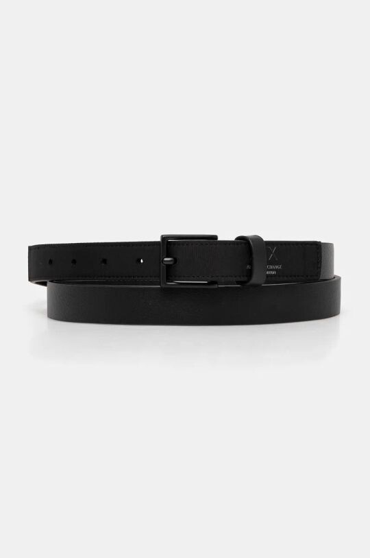 

Кожаный ремень Armani Exchange, черный